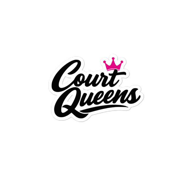 Court Queens Die-Cut Sticker - Sports Vinyl Decal