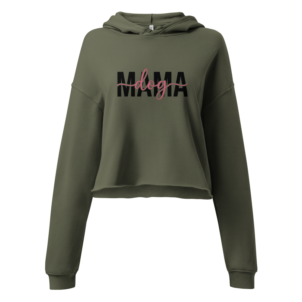 Dog Mama Cropped Hoodie