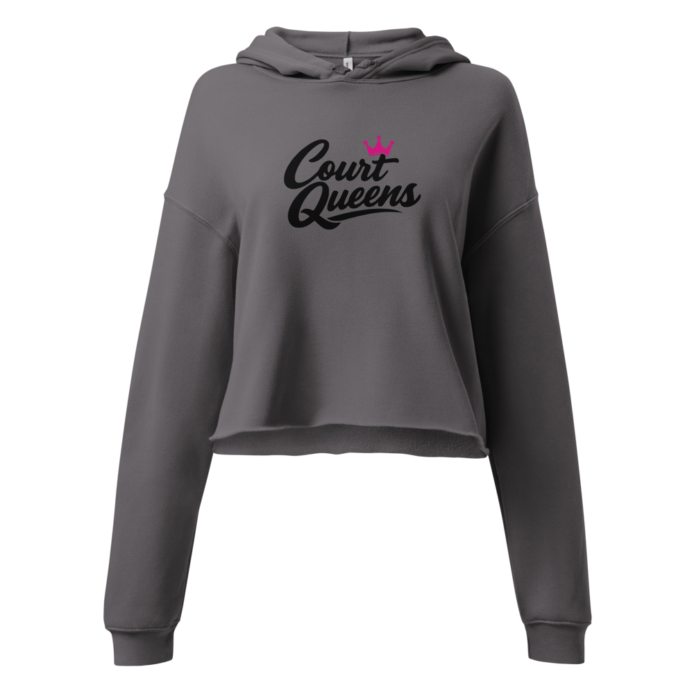 Court Queens Cropped Hoodie - Women Sports Sweatsh