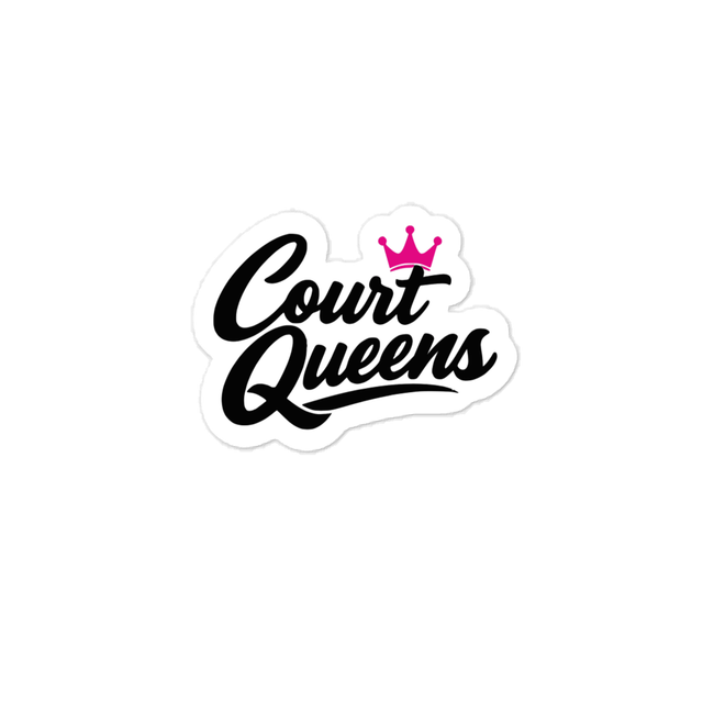 Court Queens Die-Cut Sticker - Sports Vinyl Decal