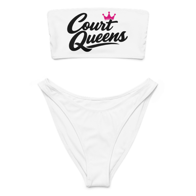 Court Queens Recycled Bandeau Bikini
