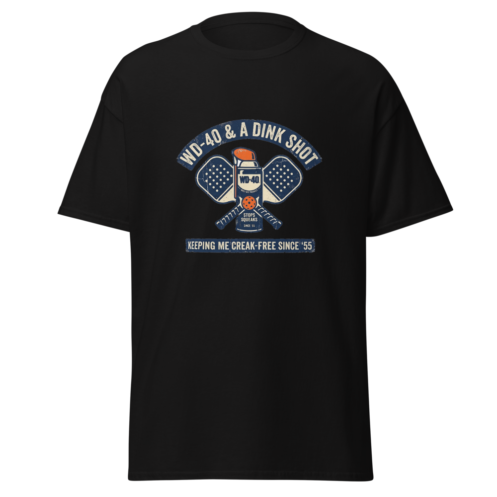 Funny WD-40 Dink Shot Pickleball Graphic Tee