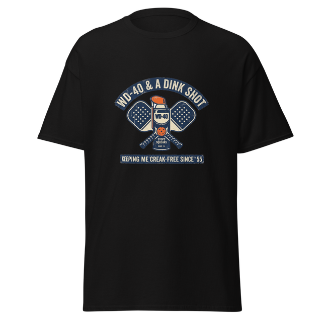 Funny WD-40 Dink Shot Pickleball Graphic Tee