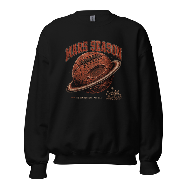 Mars Season Grunge Football Tee
