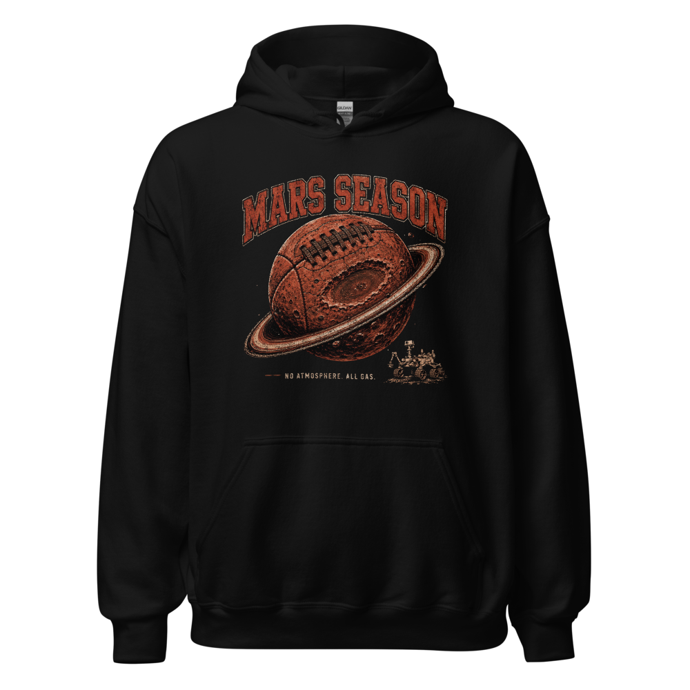 Mars Season Grunge Football Tee 