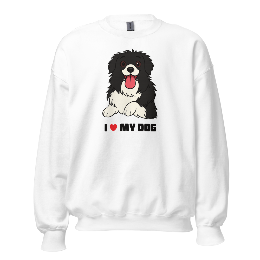 I Love My Dog - Border Collie Sweatshirt