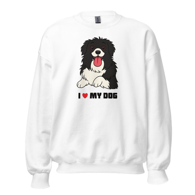 I Love My Dog - Border Collie Sweatshirt