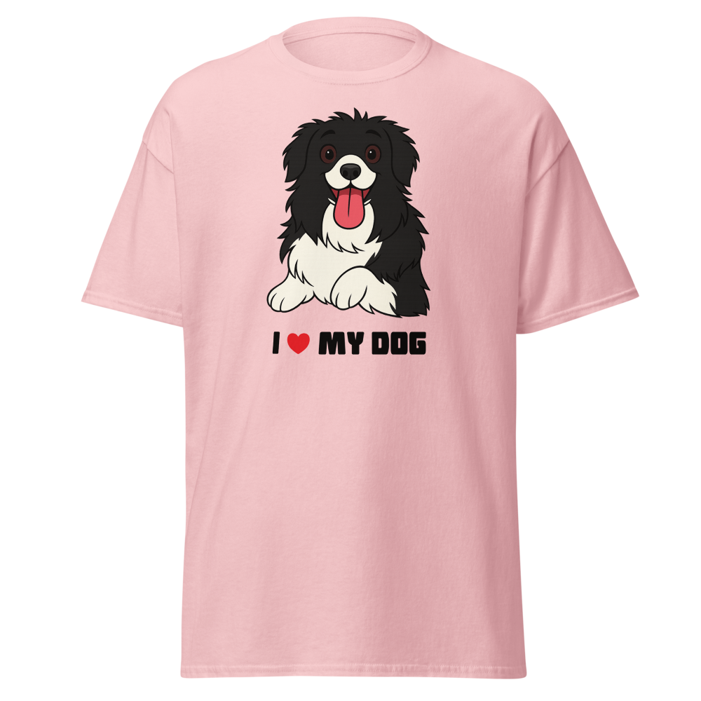 I Love My Dog - Border Collie Unisex T-Shirt