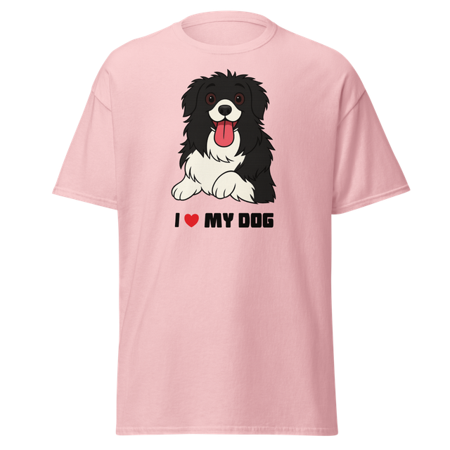 I Love My Dog - Border Collie Unisex T-Shirt