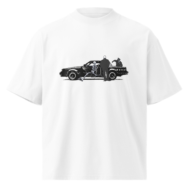 Skeleton Driver Vintage Lowrider Streetwear Graphi