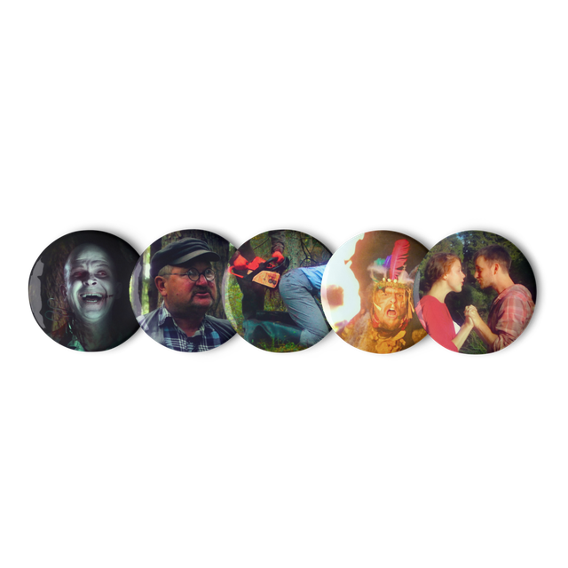 5 RANDOM Pin Buttons