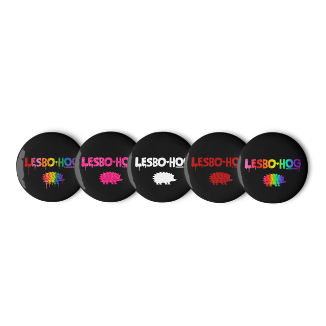 5 LESBO-HOG Pins