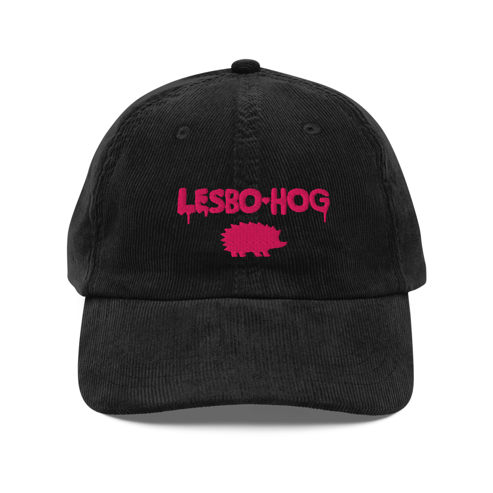 LESBO-HOG Hat Vintage Corduroy Cap