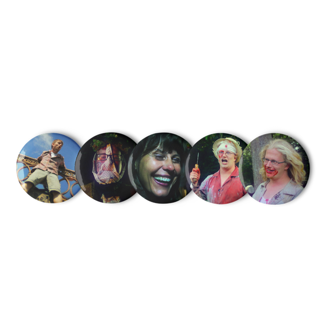 5 RANDOM Pin Buttons