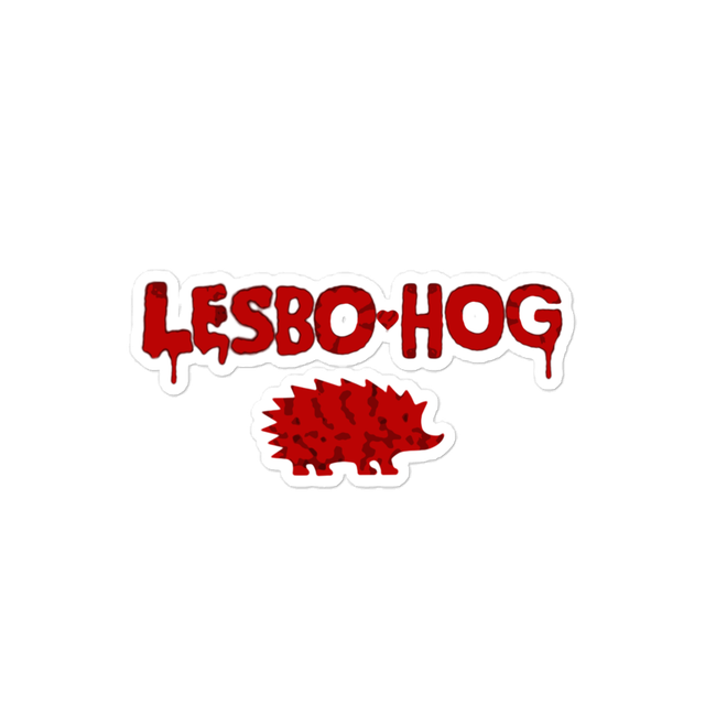 LESBO-HOG Sticker