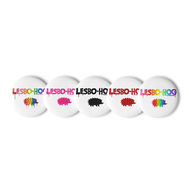 5 LESBO-HOG Pins