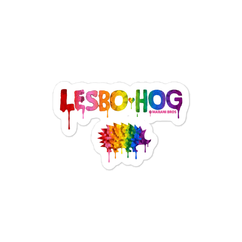 LESBO-HOG Sticker