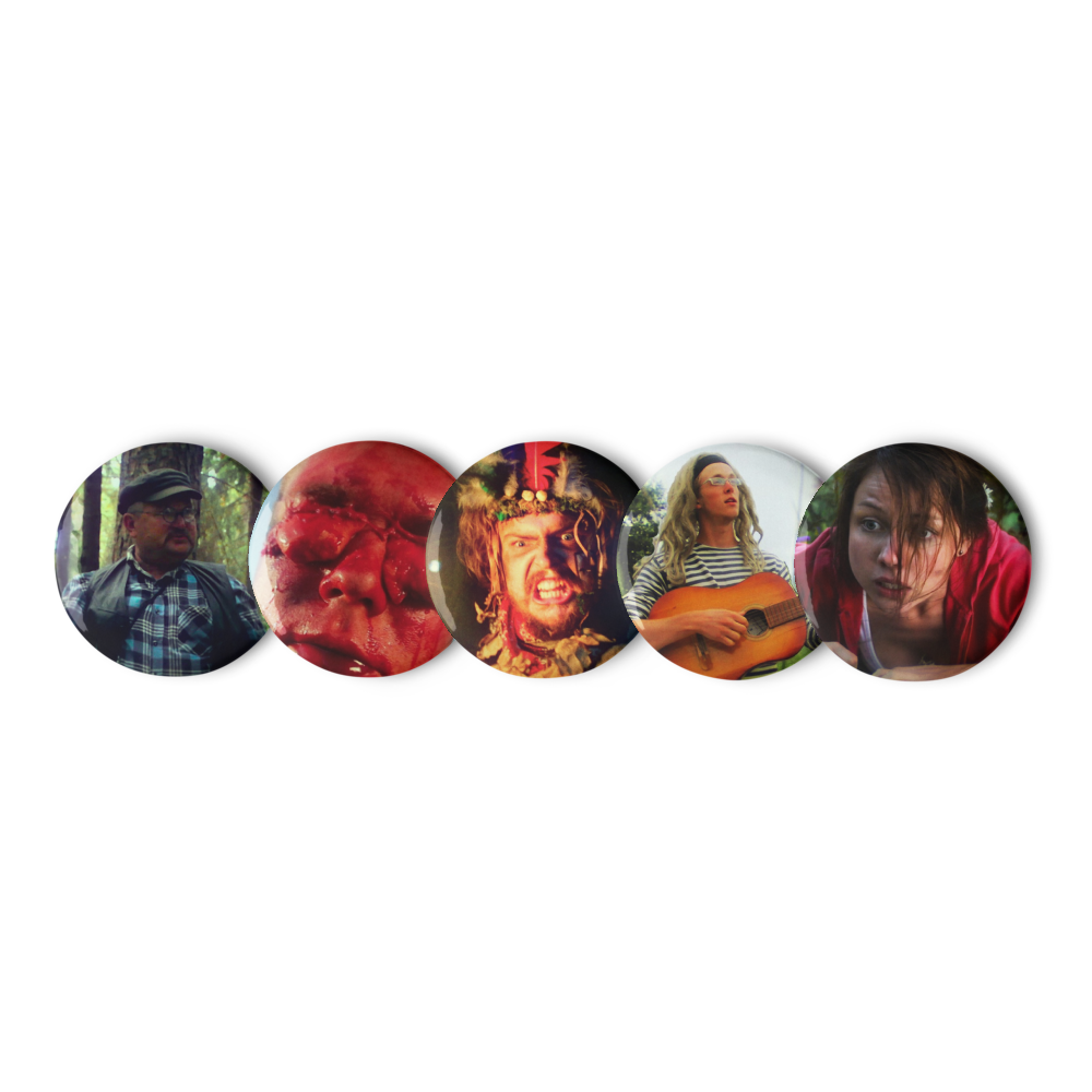 5 RANDOM Pin Buttons