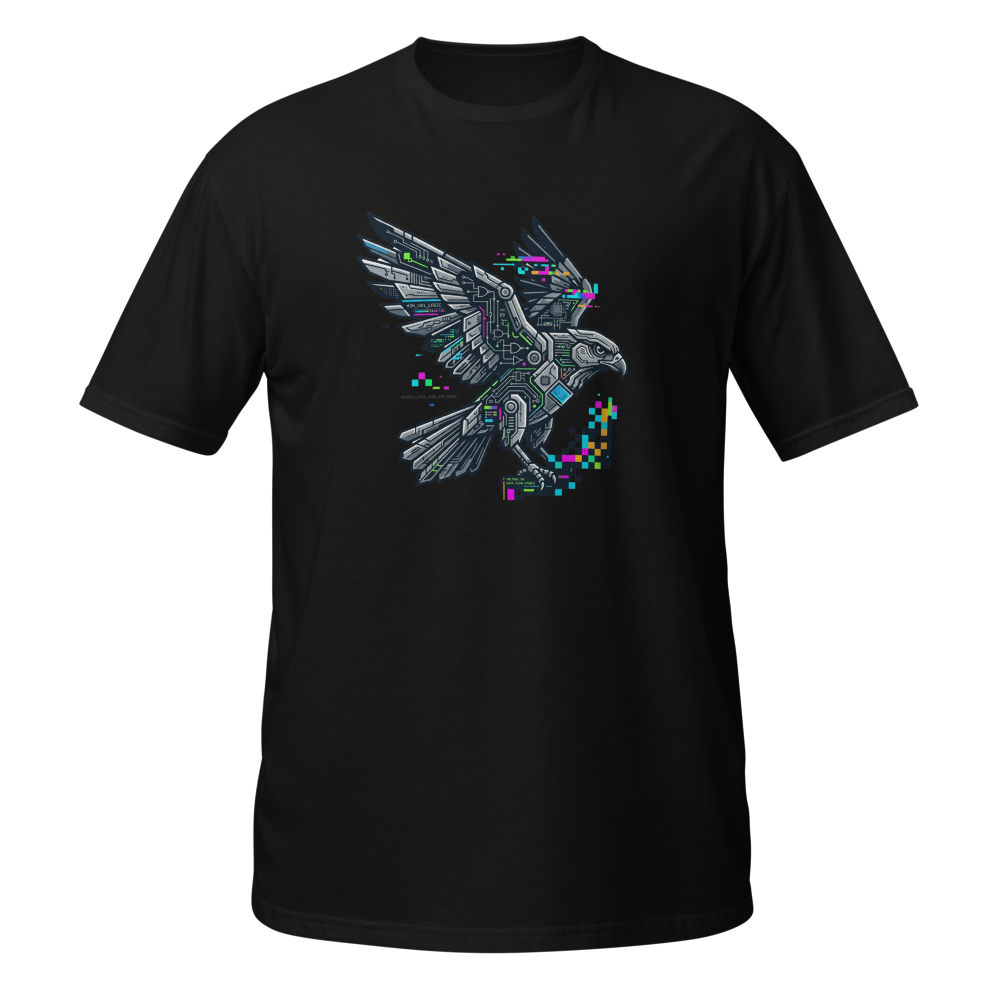 Cyberpunk Mechanical Raven Tech Tee