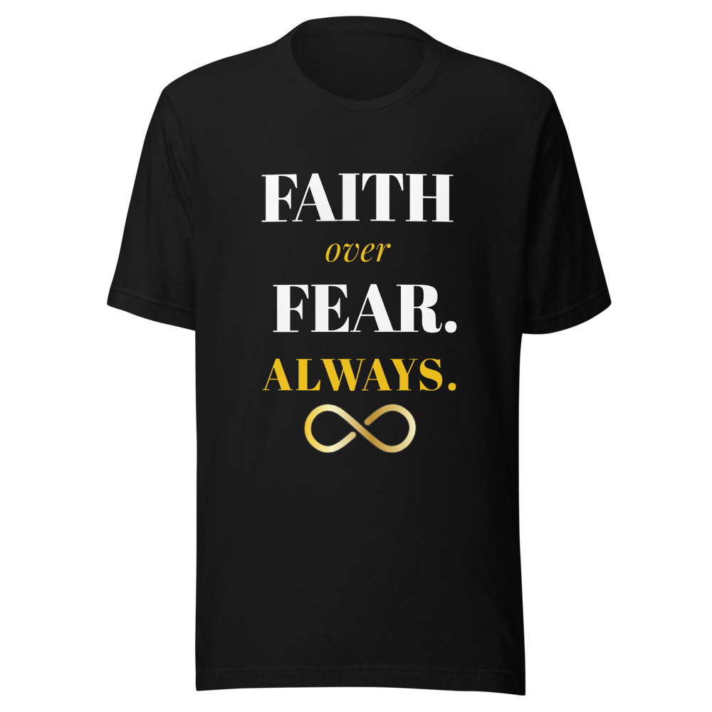 Faith Over Fear Always — Motivational Infinity