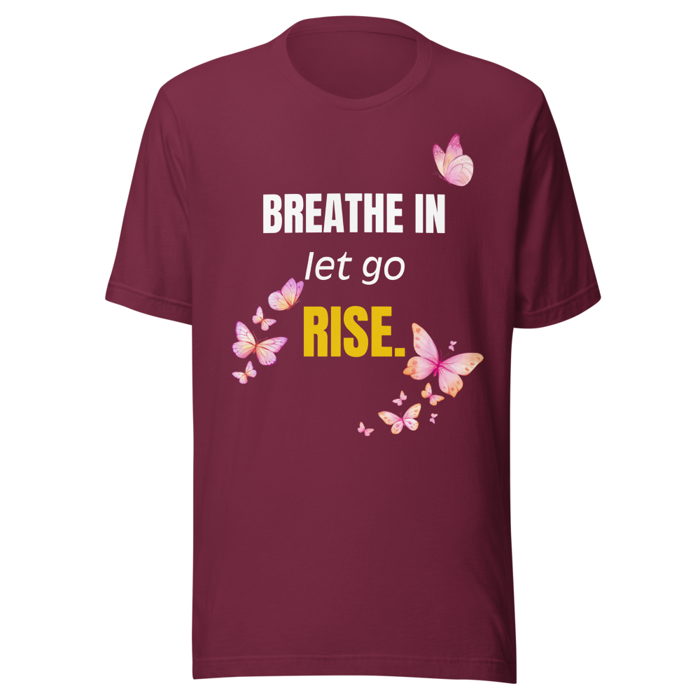 Breathe In Let Go Rise — Butterfly Transformation