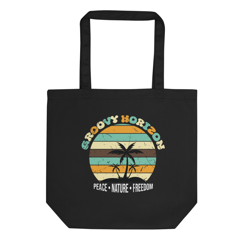 Best Sunset Retro Groovy Vintage Tote Bag