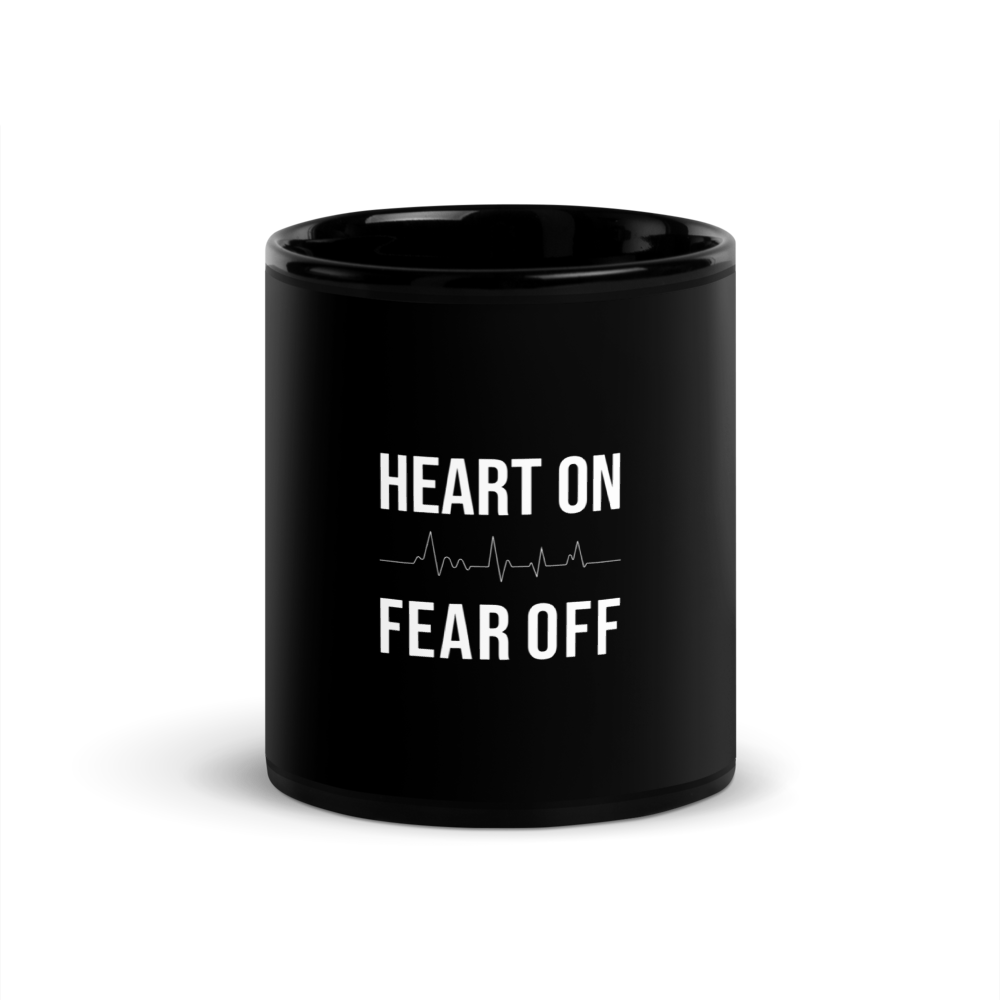 Minimalist Typography Glossy Mug