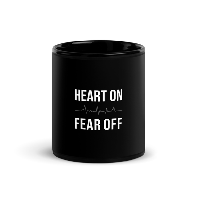 Minimalist Typography Glossy Mug