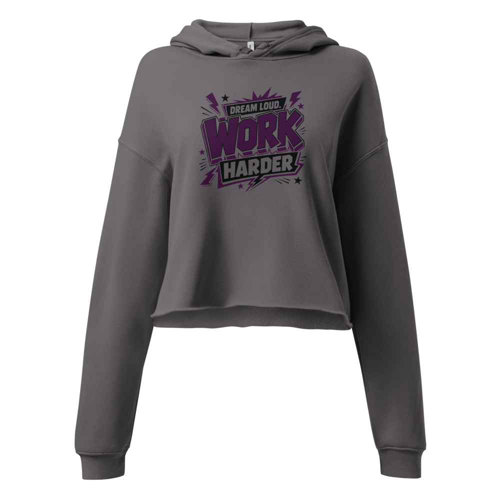 Best Typography Women Cropped Hoodie Tee