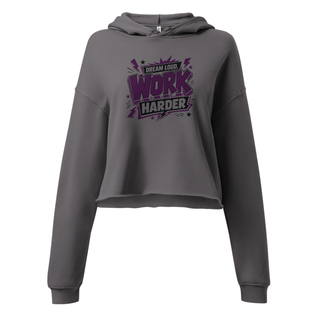 Best Typography Women Cropped Hoodie Tee