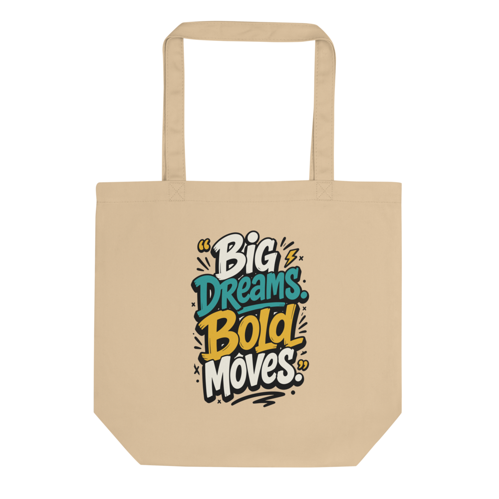 Bold Typography Tote Bag | Trendy Graphic Design