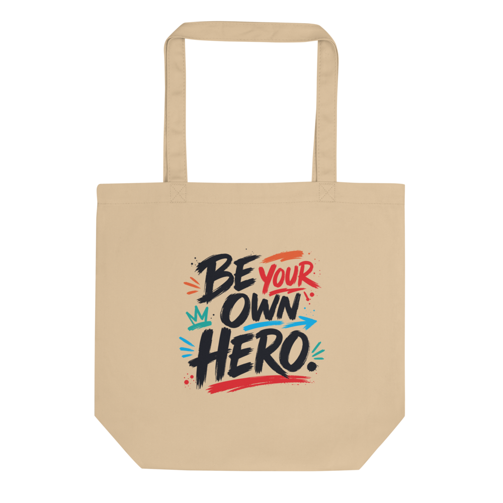 Modern Typography Tote Bag for Everyday Use