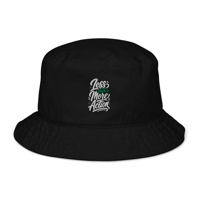 Typography Bucket Hat – Stylish Graphic Design