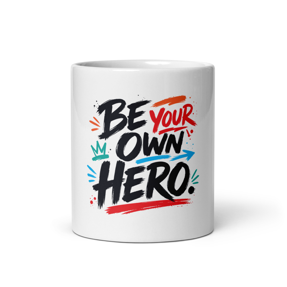 Modern Typography Mug for Everyday Use