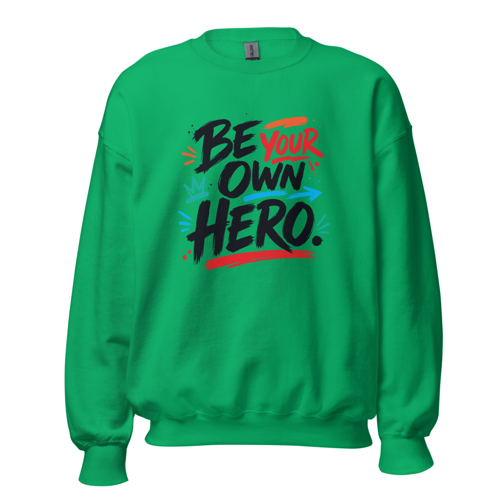Modern Typography Crew Neck Sweatshirt