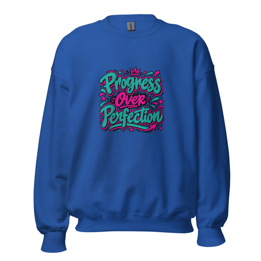 Bold Typography Crew Neck Sweatshirt
