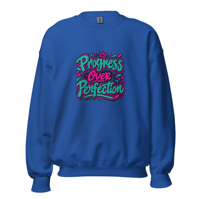 Bold Typography Crew Neck Sweatshirt