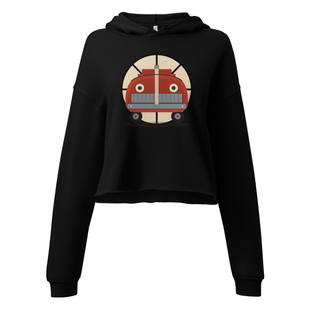 Vintage Red Car Retro Graphic Hoodie