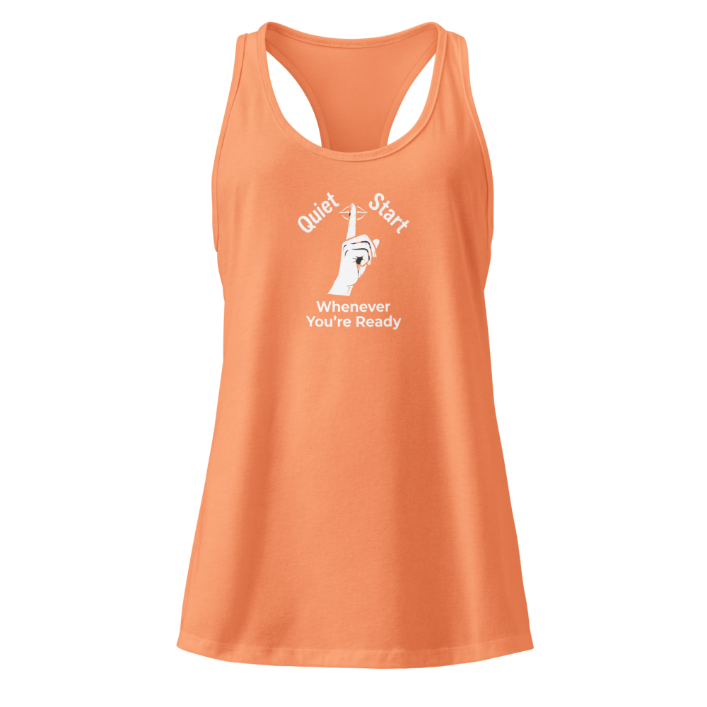 Quiet Start | Women: Racerback Tank Top