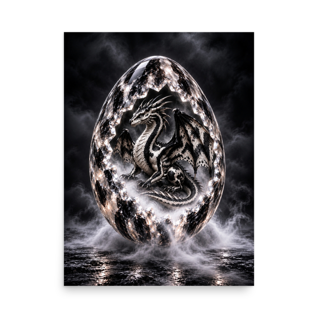 Fogstalker Dragon Egg (Poster)