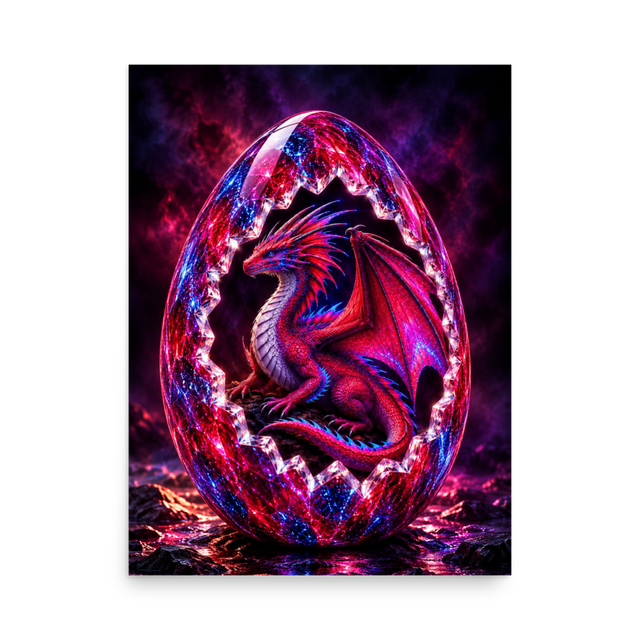 Duskfire Dragon Egg (Poster)