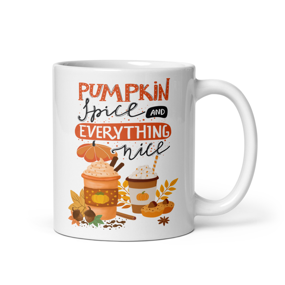 Pumpkin Spice Everything Nice Fall Coffee Mug