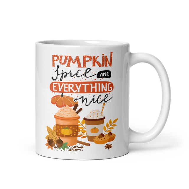 Pumpkin Spice Everything Nice Fall Coffee Mug