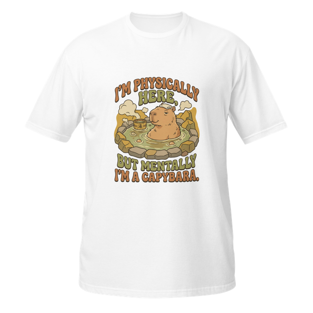 Chill & Unbothered Capybara t shirt
