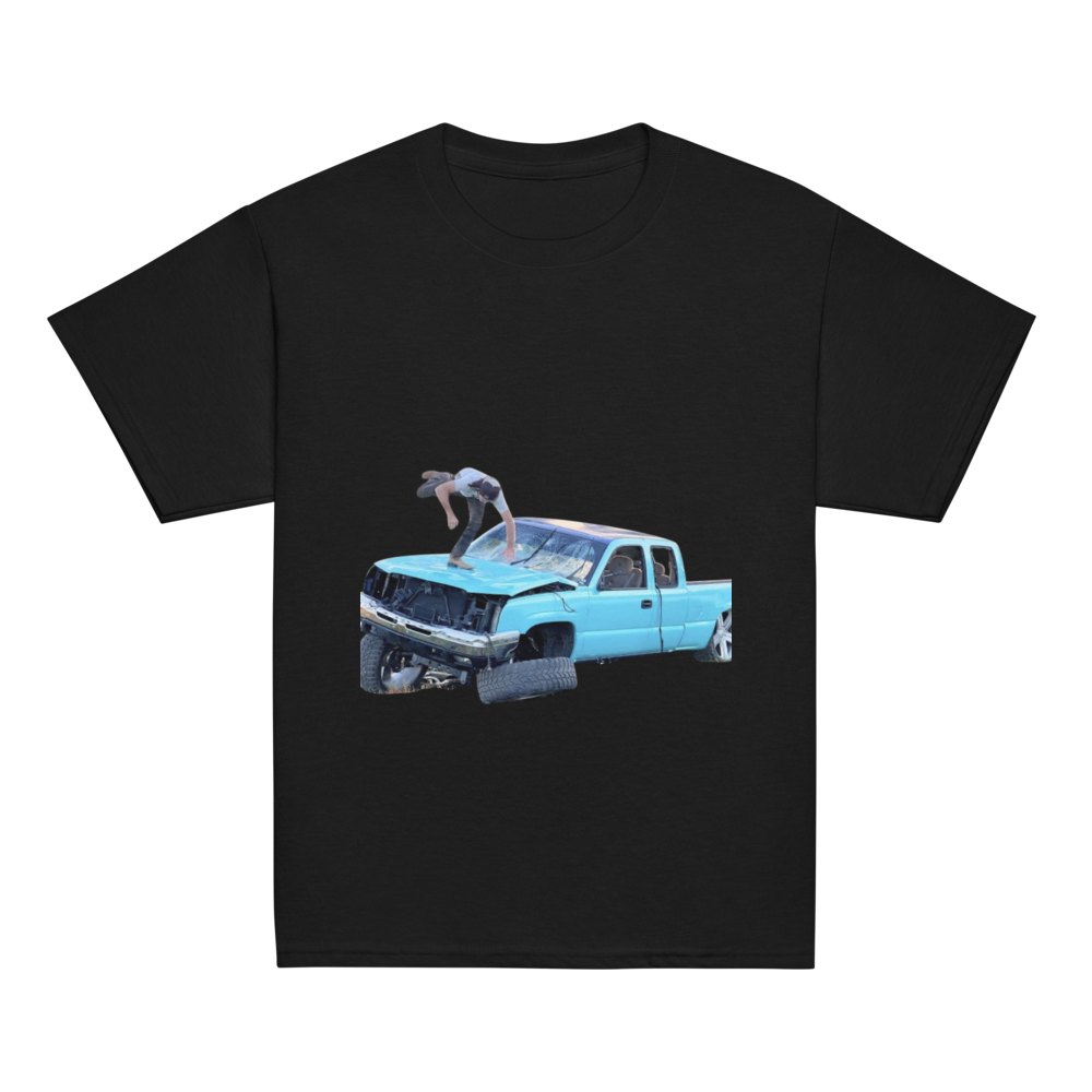 Squad truck destroyed