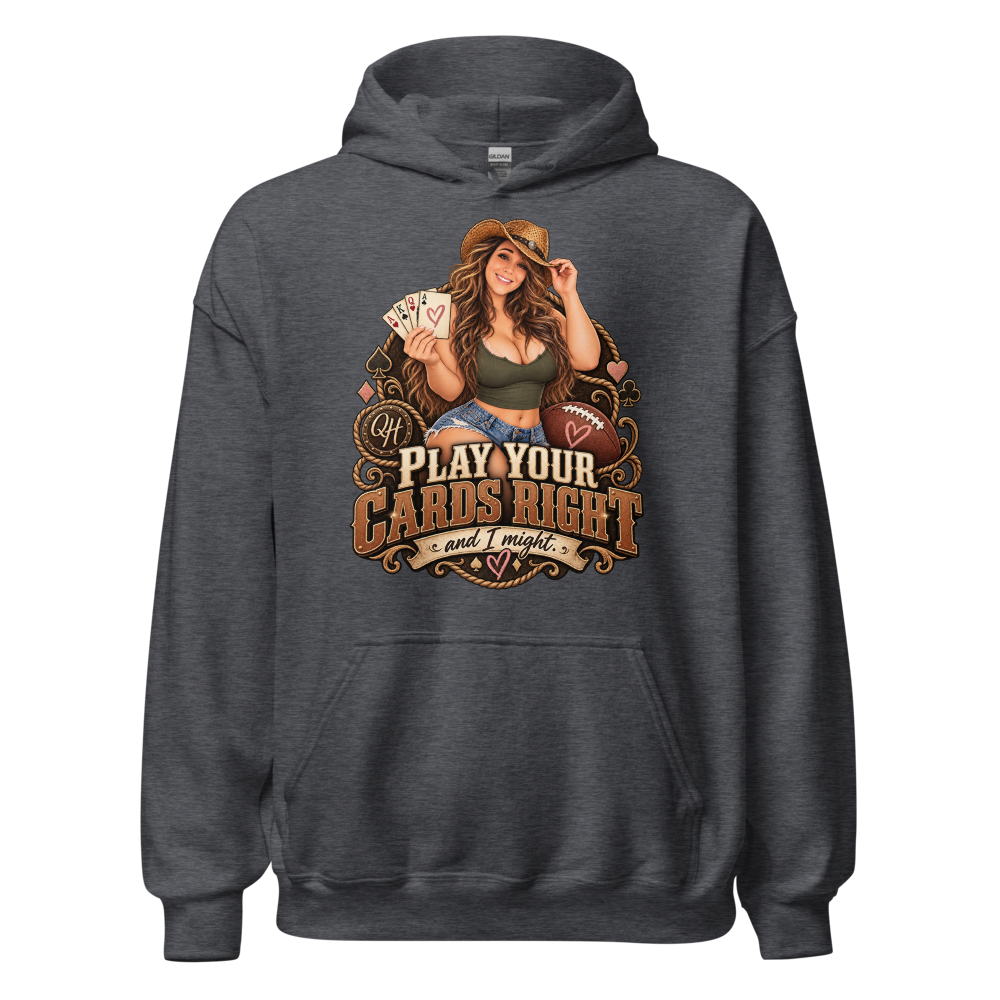 Play Your Cards Right | Unisex Hoodie