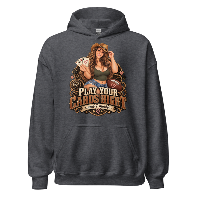 Play Your Cards Right | Unisex Hoodie