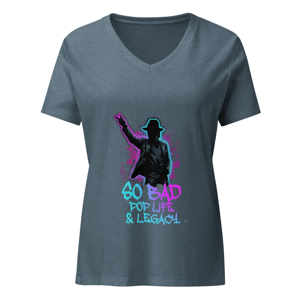 SO BAD Pop Life Relaxed V-Neck Tee