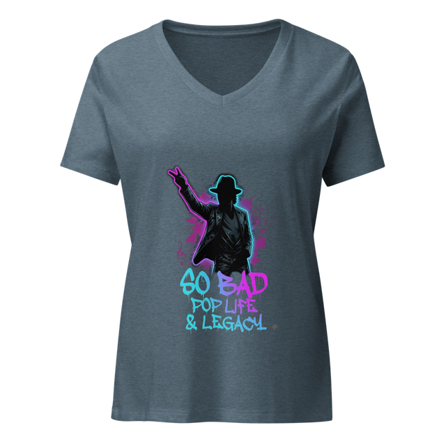 SO BAD Pop Life Relaxed V-Neck Tee
