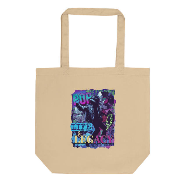 Pop Life & Legacy Natural Tote